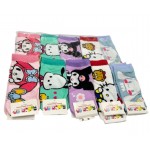 4TR-4027 MEDIAS CORTAS DE ALGODON SANRIO KAWAII X 10 PARES 