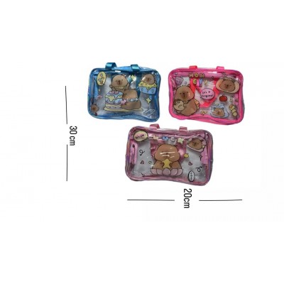 2BB-2043 PORTACOSMETICO DE PLASTICO DE CAPYBARA 