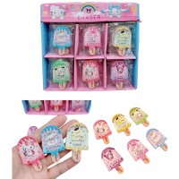 A6-087 CAJA BORRAS DE HELADO SANRIO X30