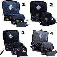 2BB-7018 SET DE BOLSO DE CABALLERO 3 PIEZAS #K
