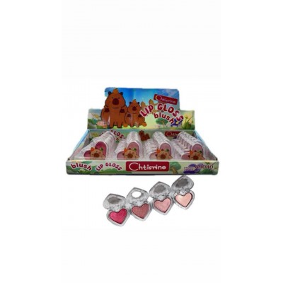 3MA-9040 LABIAL Y RUBOR CON BRILLO CAPYBARA X 24 PCS #A