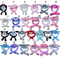 A5-130 GORRITOS DE OREJAS MOVILES CON LUZ 