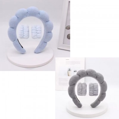 2MA-0017 CINTILLO DE NUBE Y MUÑEQUERA PARA SKINCARE Y MAKEUP 