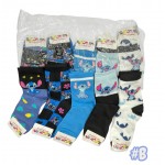 4TR-4012 MEDIAS SANRIO LARGAS DE ALGODON  STITCH X 10 PARES #B