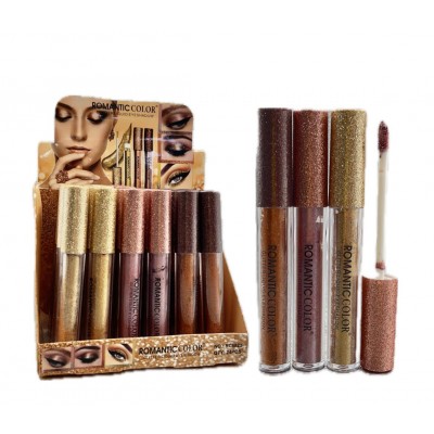 3MA-6825 SOMBRA LIQUIDA ESCARCHADA ROMANTIC COLOR X 24 PCS 