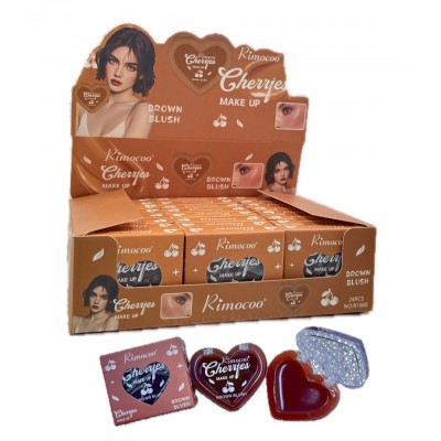 3MA-1868 RUBOR EN CREMA MAGICO CHERRJES RIMOCOO X 24 PCS 