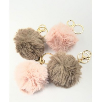 P14-009 LLAVERO DE POMPONES X12 