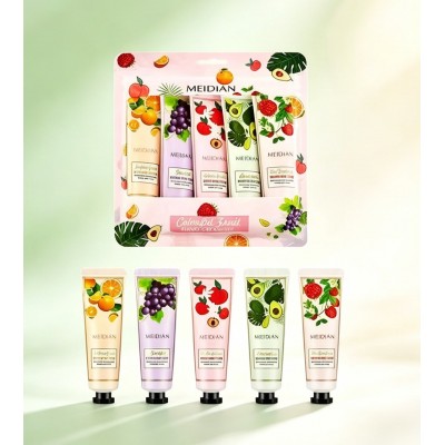 7CU-8596 SET DE CREMA HIDRATANTE CON FRAGANCIA DE FRUTAS 30G X5 PCS