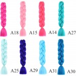 A14-015 165g 82 inch KANEKALON EXTENCIONES PARA HACER TRENZAS UNICOLOR 