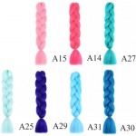 A14-015 165g 82 inch KANEKALON EXTENCIONES PARA HACER TRENZAS UNICOLOR 