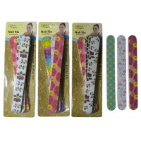 2CU-0022 TRIO DE LIMA ESTAMPADA PARA MANICURA 