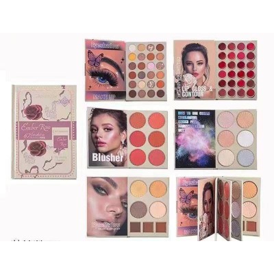 MA-K1068  PALETA DE SOMBRAS TIPO LIBRO EMBER ROSE 67 TONOS 