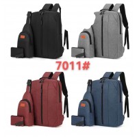 2BB-7011 SET DE BOLSO DE CABALLERO DE 3 PIEZAS #C