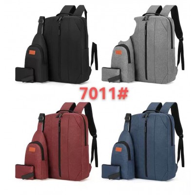 2BB-7011 SET DE BOLSO DE CABALLERO DE 3 PIEZAS #C