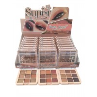 6MA-5166  PALETA DE SOMBRAS TONOS TIERRA ROSA ANGEL X 24PCS 