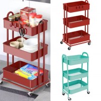 ✦4TR-4010 CARRITO AUXILIAR DE METAL DE 3 NIVELES 