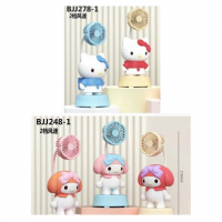 A6-016 VENTILADOR GRANDE DE FIGURA SANRIO 10.4cmx27.8cm