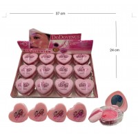 3MA-038-2 RUBOR GRANDE CORAZON PINK ME X 24 PCS