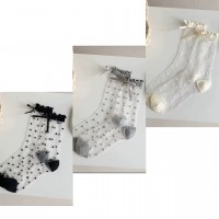 4TR-4013 MEDIAS TRANSPARENTE LOLITA CON LAZO X 10 PARES 4TR-4013 MEDIAS TRANSPARENTE LOLITA CON LAZO X 10 PARES