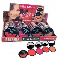 3MA-023 RUBOR COMPACTO MISS GLISTEN X 24 PCS 