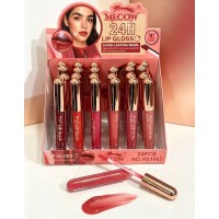 8MA-1662 LIP GLOSS 24H MECOW TAPA DORADA X24 PCS 8MA-1662 LIP GLOSS 24H MECOW TAPA DORADA X24 PCS