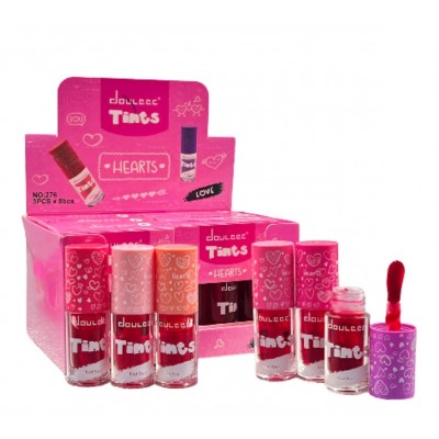 4MA-2760 CAJA DE TRIO TINTA PARA LABIOS DOULEEC X 24 PCS