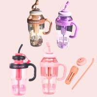 1TB-205 TERMOS CON FORMA DE BOTELLA COLORIDO CON PITILLO 1400ML 