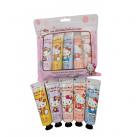 6CU-6007 MINI CREMAS HIDRATANTES CON FRAGANCIA SANRIO PARA MANOS X 5PCS