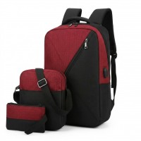 ★2BB-6013 SET DE BOLSO DE CABALLERO DE 3 PIEZAS #L ★2BB-6013 SET DE BOLSO DE CABALLERO DE 3 PIEZAS #L