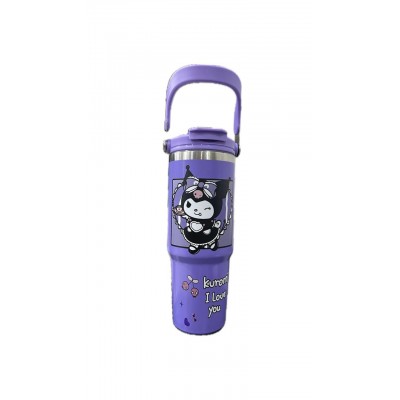 A14-001 TERMO DE ACERO INOXIDABLE CON ASA DE KUROMI 900ML 