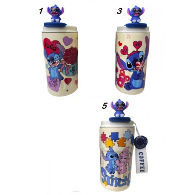 4TB-4038 TERMO DE ACERO INOXIDABLE STITCH 480ML