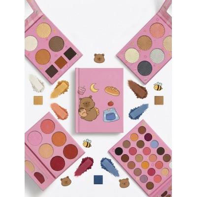 9MA-416 PALETA DE SOMBRAS TIPO LIBRO DE CAPYBARA 43 TONOS 