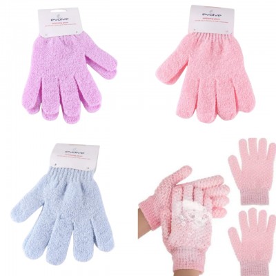 6CU-665 GUANTES EXFOLIANTES POR PAR
