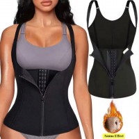 6TR-6405 FAJA REDUCTORA CHALECO CON BROCHES Y CIERRE PARA DAMAS