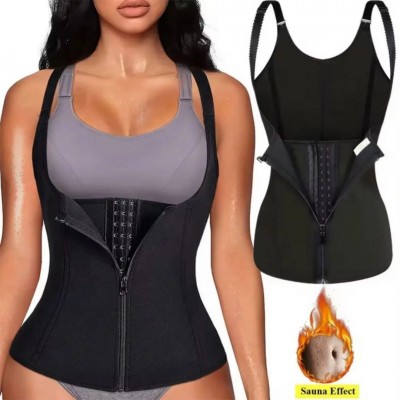 6TR-6405 FAJA REDUCTORA CHALECO CON BROCHES Y CIERRE PARA DAMAS