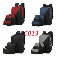 2BB-6013 SET DE BOLSO DE CABALLERO DE 3 PIEZAS #L