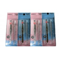 2CU-9923 DUO DE PINZA PARA CEJAS Y SACA COMEDONES 