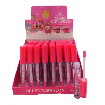 3MA-10140 LIP GLOSS MAGICO LABUBU BELENDA BEAUTY X 48 PCS 