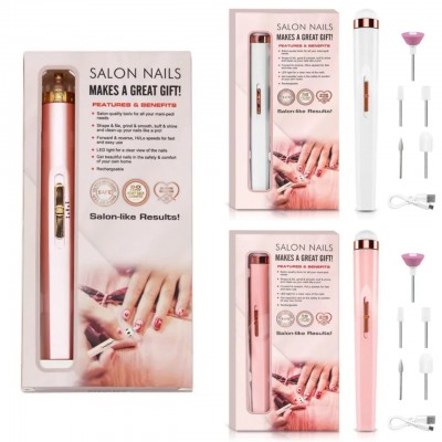 5EL-5018 DRILL PARA UÑAS INALAMBRICO X 5 TROCAS 