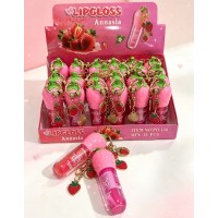 8MA-146 LIP GLOSS CON LLAVERO ANNASIA CON FORMA DE FRESA X24 PCS 8MA-146 LIP GLOSS CON LLAVERO ANNASIA CON FORMA DE FRESA X24 PCS