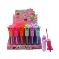 3MA-9386 BRILLO LABIAL MAGICO ESTRELLA DE COLORES X 24 PCS 