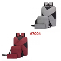 ★2BB-7004 SET DE BOLSO DE CABALLERO DE 3 PIEZAS #B