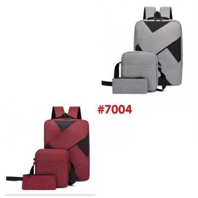 ★2BB-7004 SET DE BOLSO DE CABALLERO DE 3 PIEZAS #B