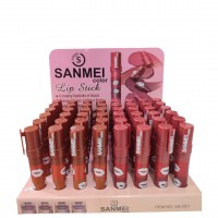 MA-GB-2501 LABIAL CON FORMA DE LAPIZ 4 EN 1 SANMEI CAJA 48 PCS 