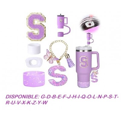 1TB-213 SET DE ACCESORIOS PARA TERMOS STANLEY DE ABCDARIO 24 LETRAS 