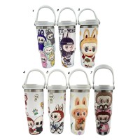 4TB-4055 TERMO DE ACERO INOXIDABLE LABUBU BLANCO 900ML 4TB-4055 TERMO DE ACERO INOXIDABLE LABUBU BLANCO 900ML