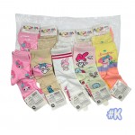 4TR-4017 MEDIAS LARGAS DE ALGODON SANRIO X 10 PARES 