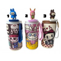 ✦4TB-4037 TERMO DE ACERO INOXIDABLE LABUBU 480ML