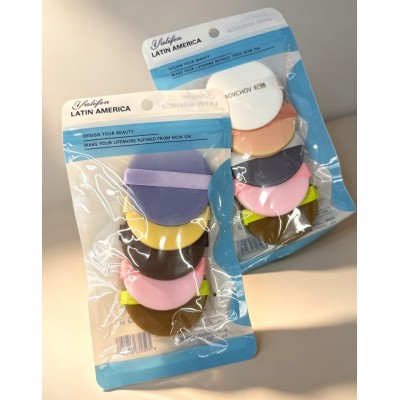 7AC-2107 PAQEUTE ESPONJA FACIAL LATIN AMERICA X5 PCS
