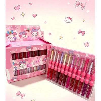 7MA-6008 MELODY BRILLO CON LIP GLOSS DOBLE USO